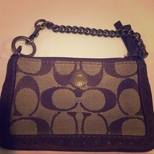Vintage Coach wristlet wallet